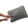 image:imageThermaRest Compressible Cinch Camping and Backpacking Pillow Regular  14 x 18 Inch OuterspaceSage Topo Wave Print