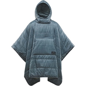 image:imageThermaRest Honcho Poncho Wearable Hoodie Blanket Blue PrintBlue Woven Print