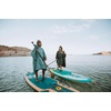 image:imageThermaRest Honcho Poncho Wearable Hooded Camping Blanket TangleBlue Woven Print
