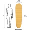 image:imageThermaRest NeoAir Xlite Camping and Backpacking Sleeping Pad Lemon Curry Regular  20 x 72 Inches WingLock ValveRegular  20 x 72 Inches