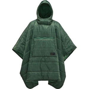 image:imageThermaRest Honcho Poncho Wearable Hooded Camping Blanket TangleGreen Print